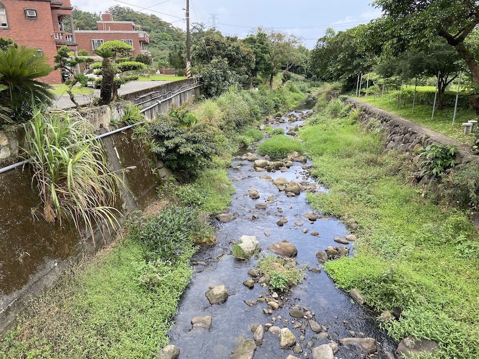 公司田溪(淡水忠寮河段)。 圖片：新北市政府水利局／提供