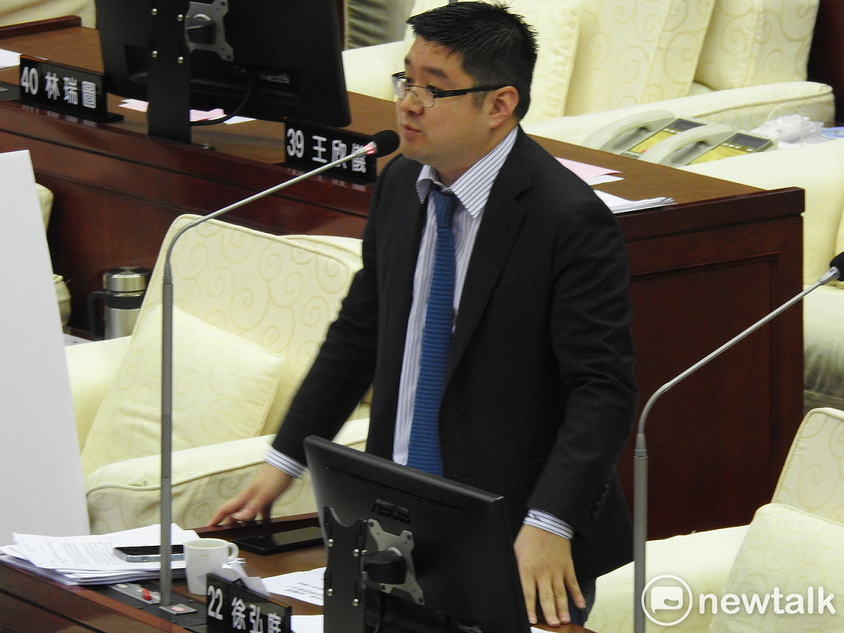 國民黨台北市議員徐弘庭。 圖：周煊惠 ／攝（資料照）