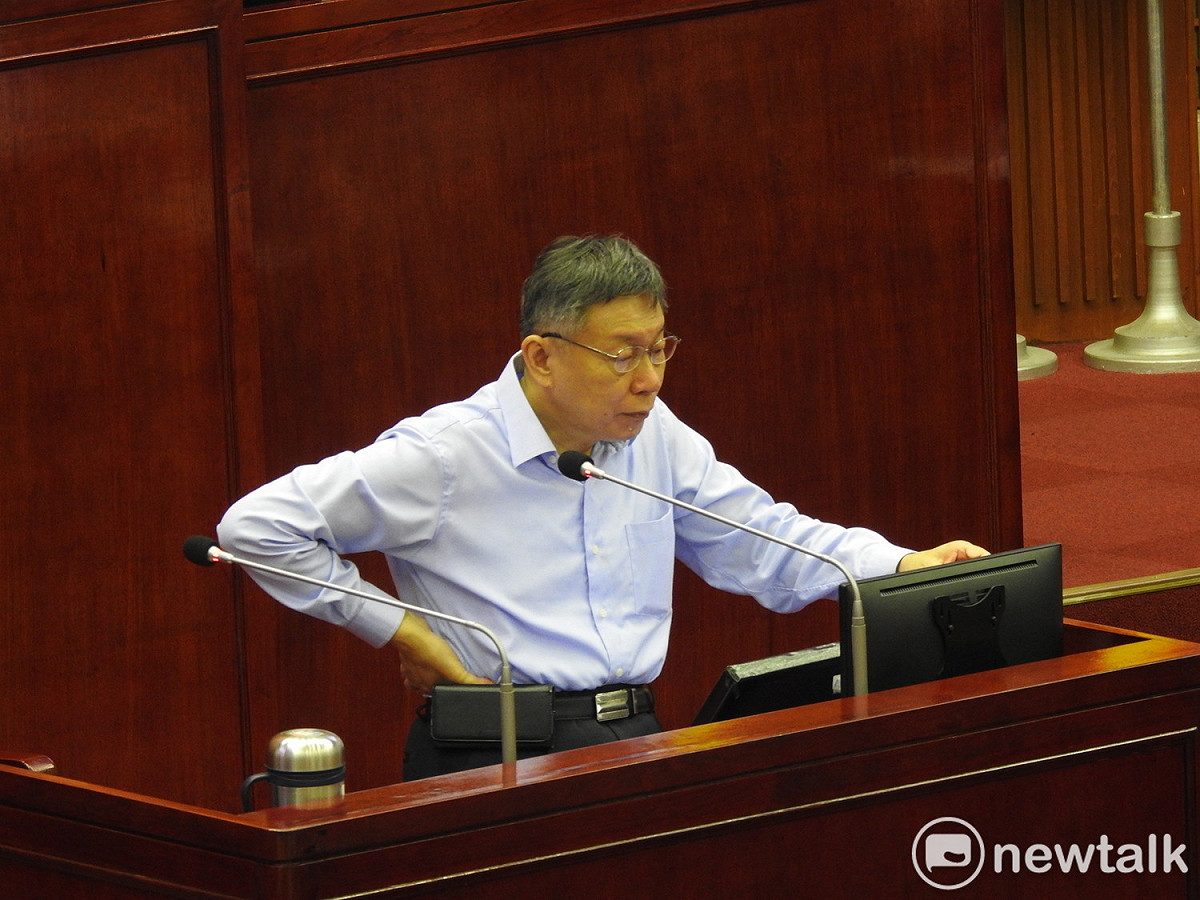 台北市長柯文哲。 圖：周煊惠／攝（資料照）