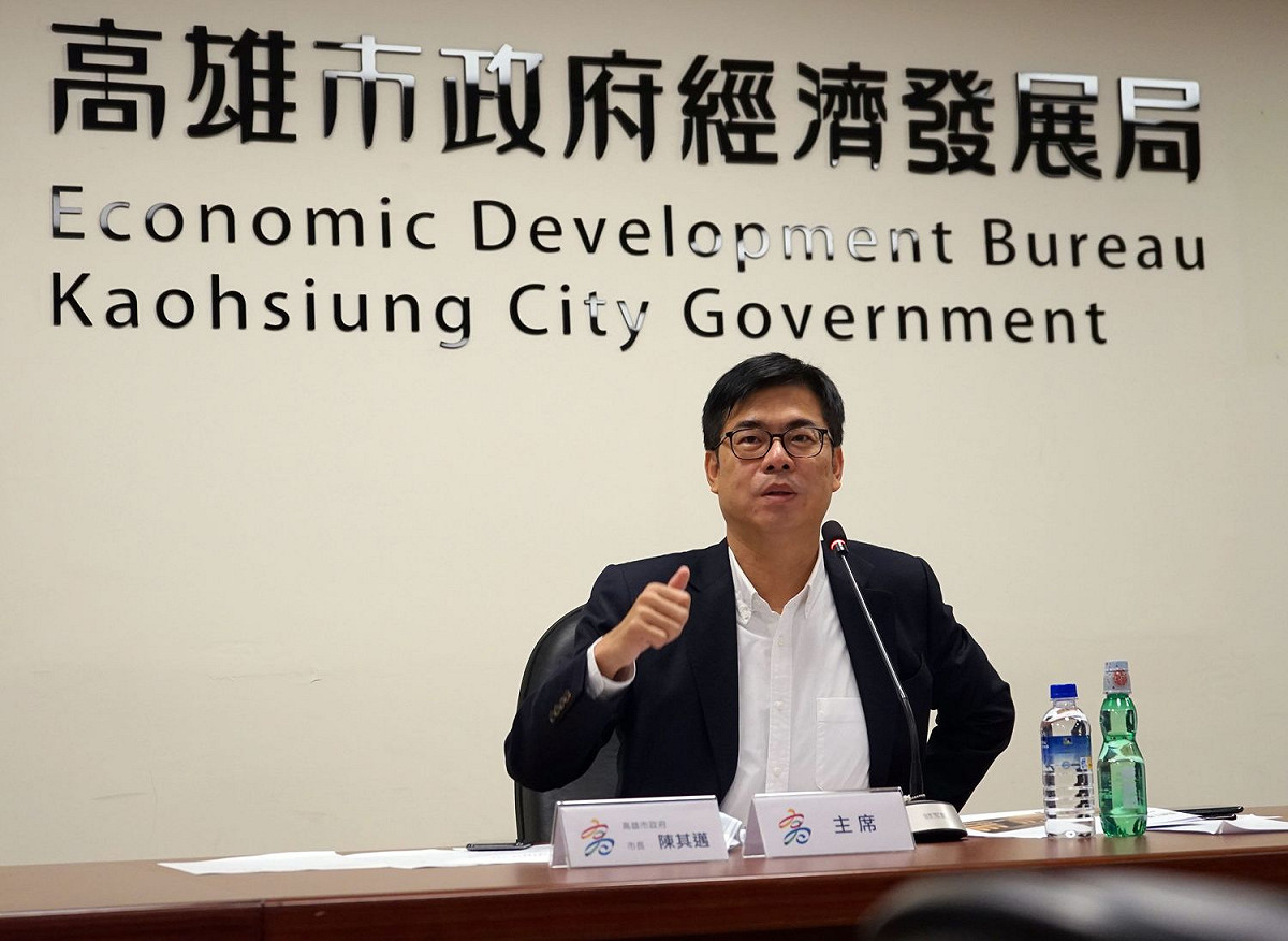 陳其邁與經發局聯手促成仁武產業園區動工。 圖：高雄市政府/提供