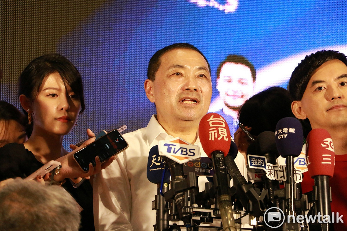 侯友宜認為民主國家要容許各種多元性意見，才是一個國家正常往前走的力量。 圖：林昀真／攝