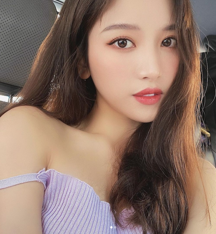 蔡瑞雪自拍。 圖：翻攝instagram／ snowbabyq