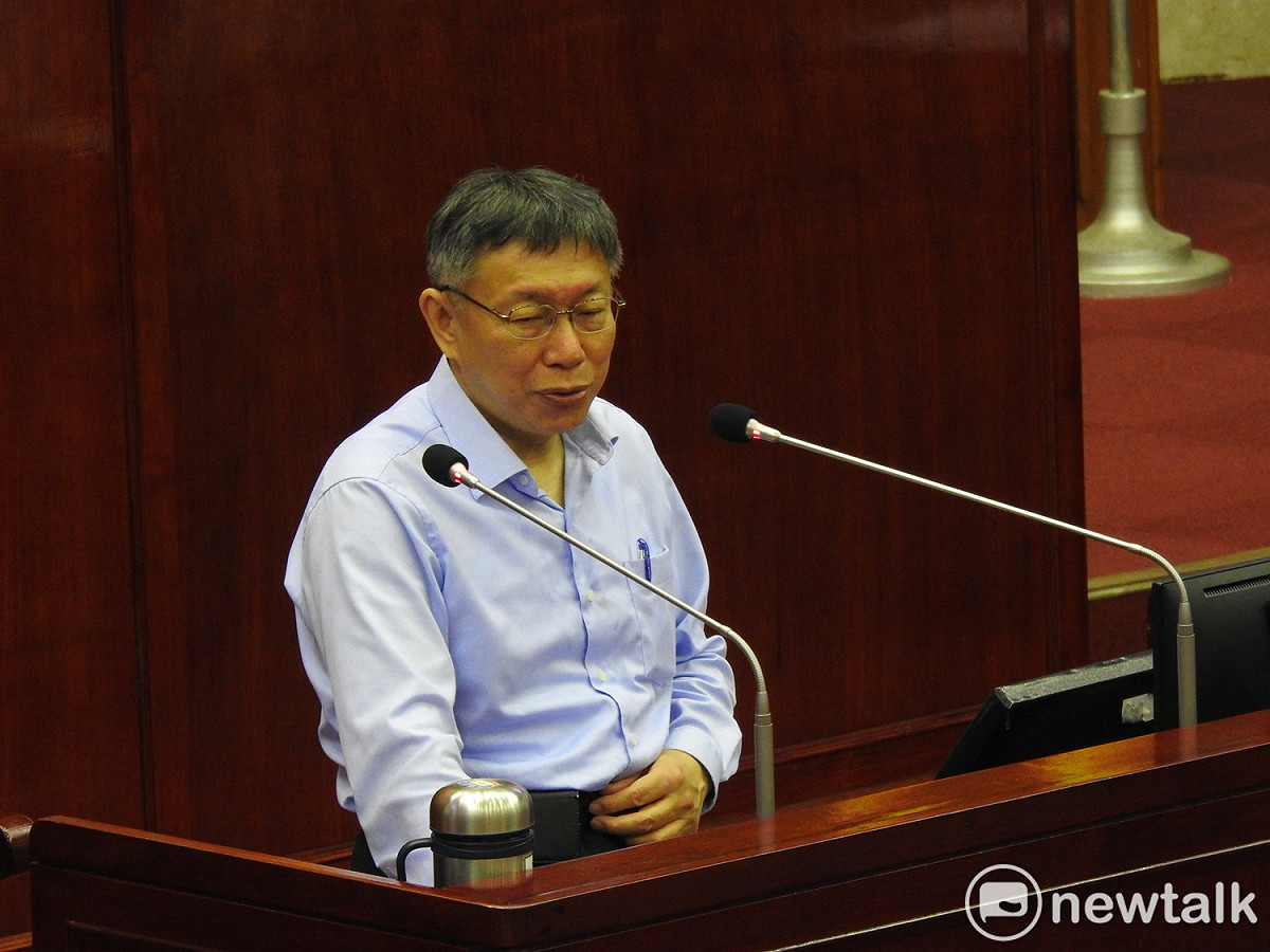 台北市長柯文哲。 圖：周煊惠 ／攝