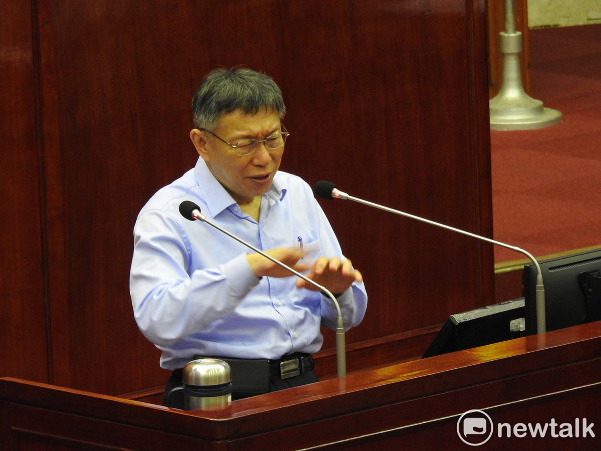 台北市長柯文哲。 圖：周煊惠 ／攝