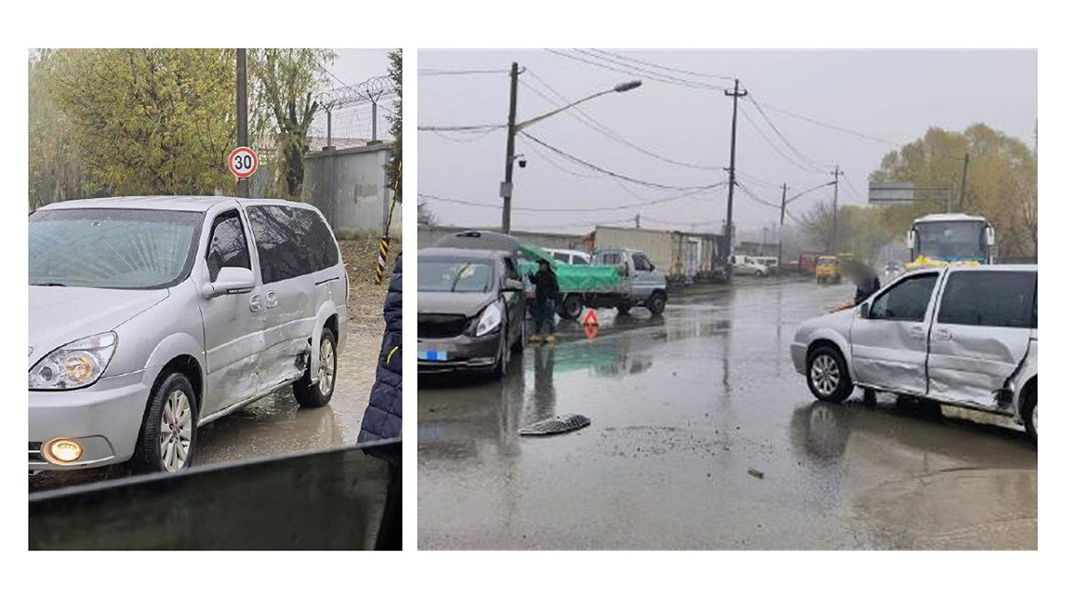 熊梓淇貼出兩張車禍現場照片。 圖：翻攝自熊梓淇微博