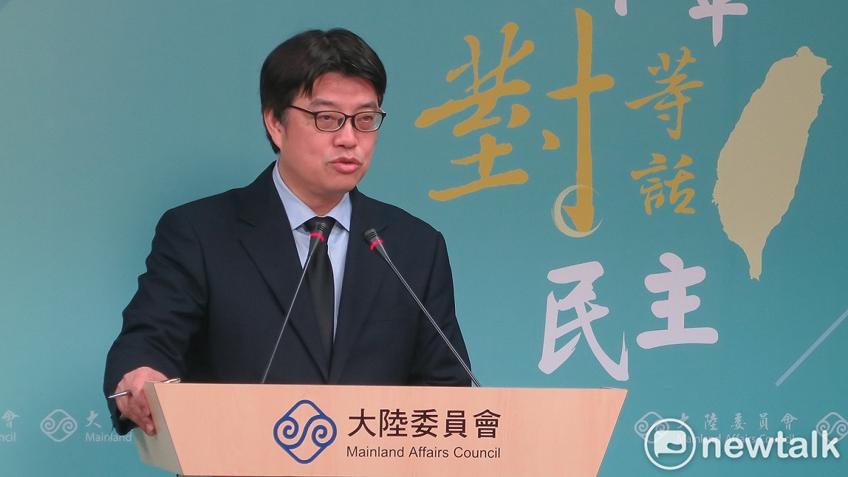 陸委會副主委兼發言人邱垂正。 圖：謝莉慧/攝