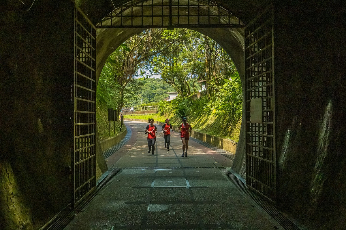 新北市鐵道馬拉松接力賽-舊草嶺隧道  圖：新北市觀旅局提供