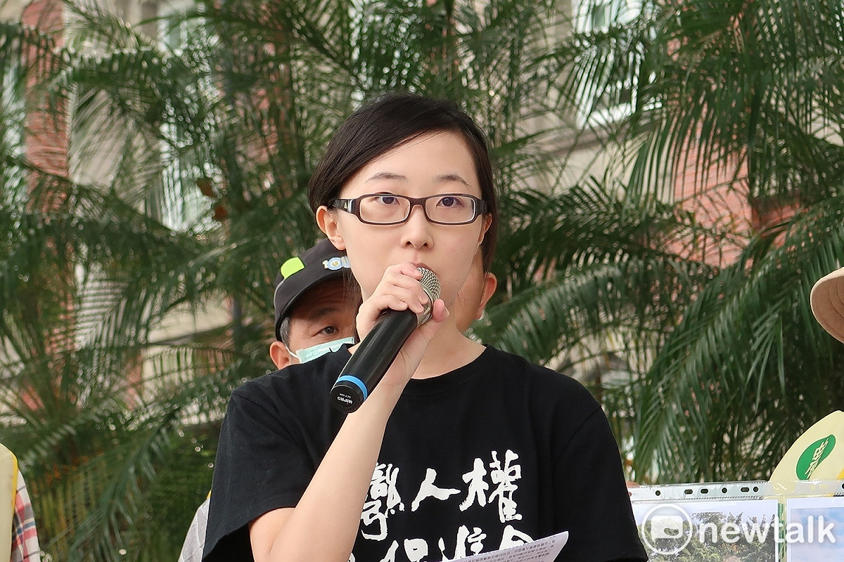 台灣人權促進會居住權專員余宜家 圖：林朝億/攝
