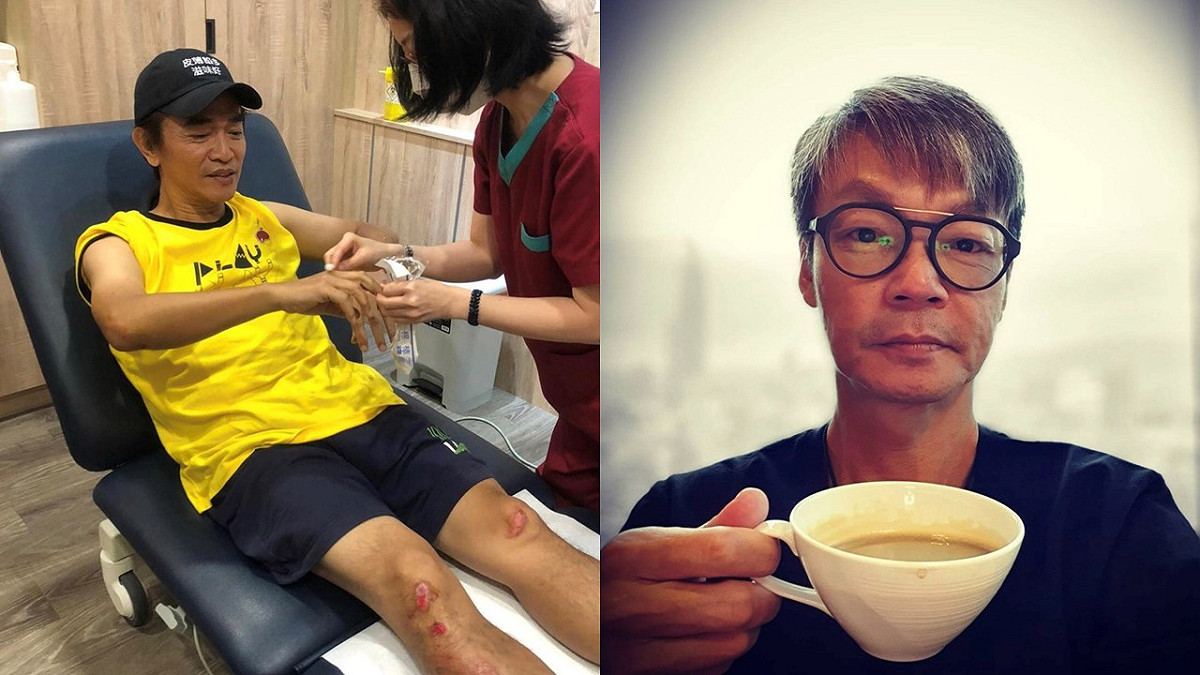 吳宗憲(左)除了在IG報平安外，面對媒體關心，他不忘替自己的好兄弟李國煌(右)加油打氣，希望他可以順利把金馬騎走。 圖：翻攝Instagram