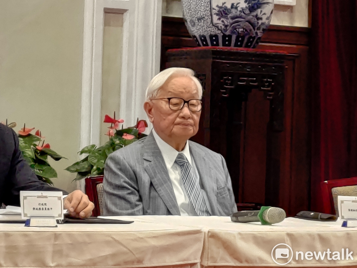 台積電創辦人張忠謀。 圖：黃建豪/攝