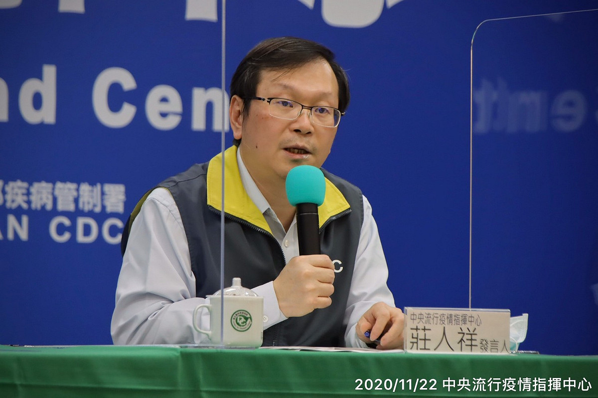 中央流行疫情指揮中心發言人莊人祥 圖：中央流行疫情指揮中心/提供