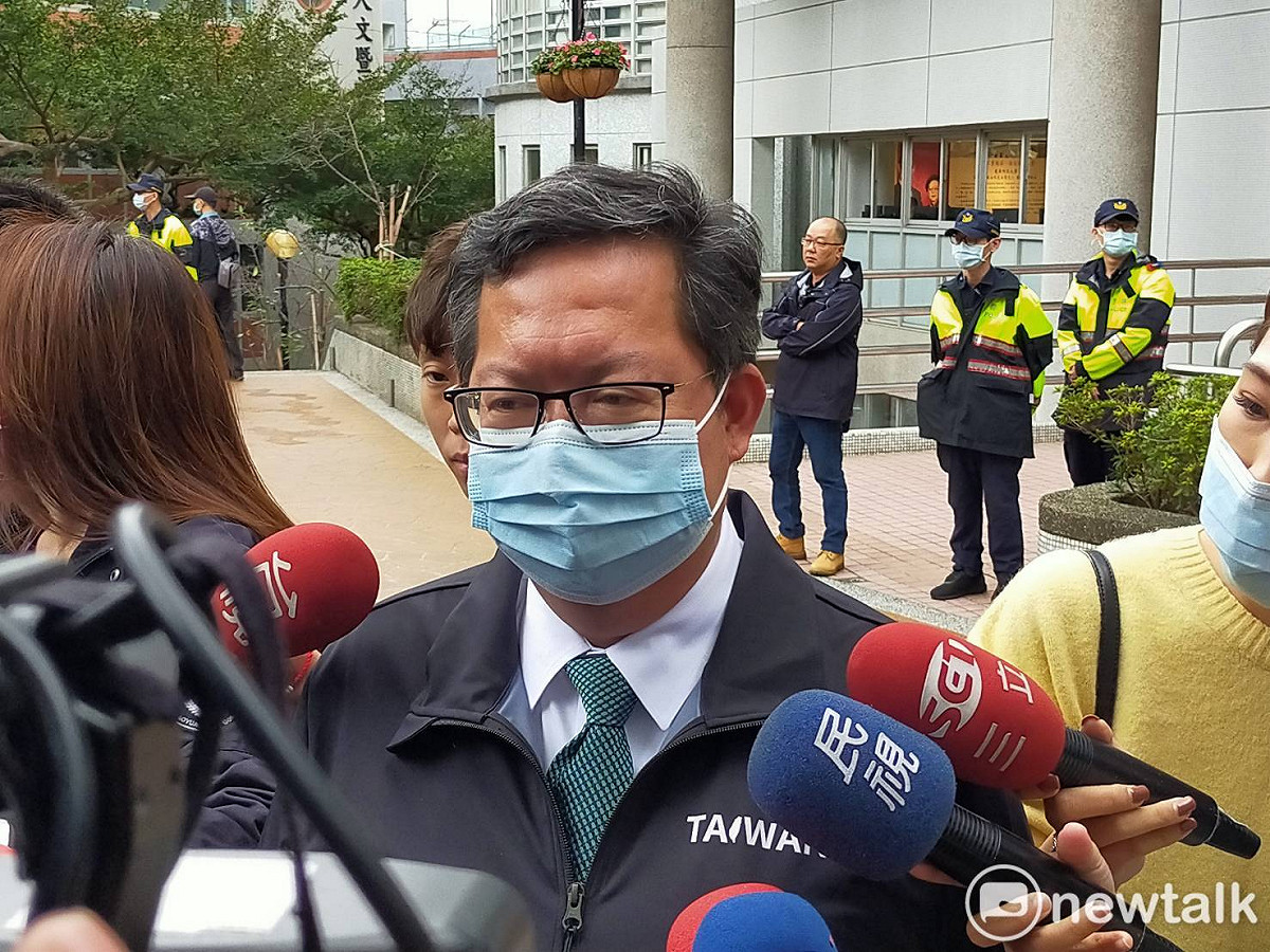 針對昨日的秋鬥訴求，鄭文燦表示尊重各方表達意見的權利，強調自己支持蘇院長帶領台灣跟內閣團隊往前衝。 圖：林昀真／攝