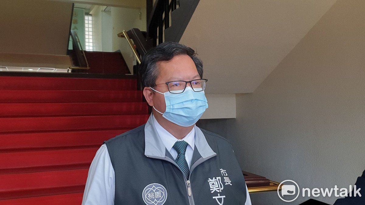 鄭文燦表示，六都首長都很認真，民意支持需要累積，每位首長都會全力以赴。 圖：林昀真/攝