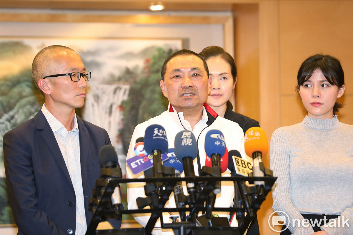 侯友宜說自己還有很多地方做不好，須要全力以赴才能讓民眾滿意。 圖：林昀真/攝