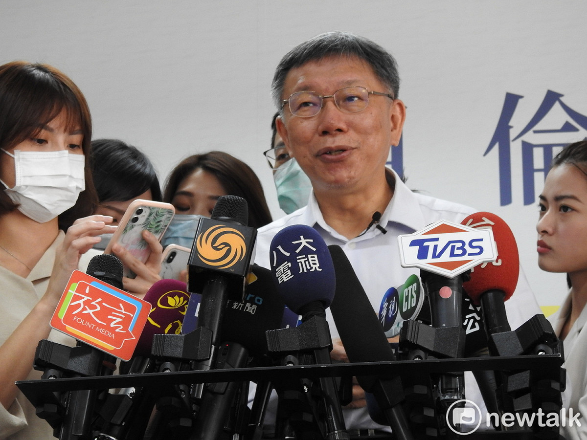 台北市長柯文哲。 圖：周煊惠／攝