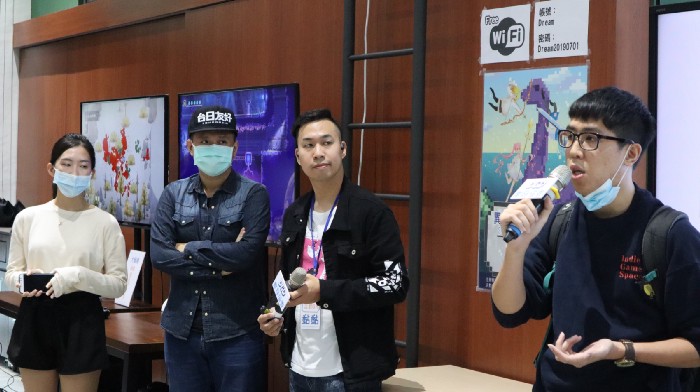 Game Podcast 上台短講。 圖：數發協會／提供