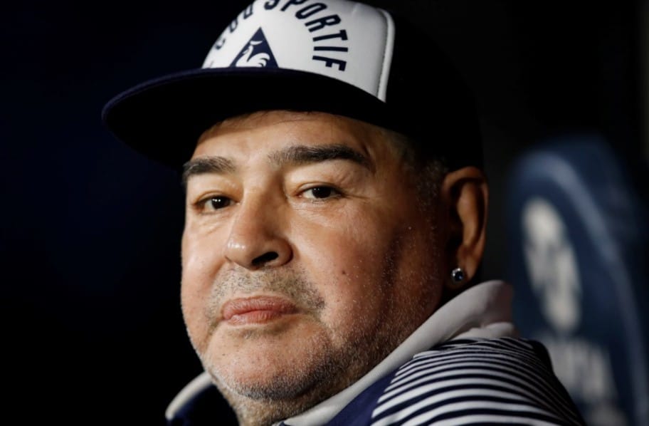 阿根廷傳奇足球明星馬拉度納（Diego Maradona）驚傳25日因心臟病發去世，享壽60歲。 圖：美聯社/達志影像