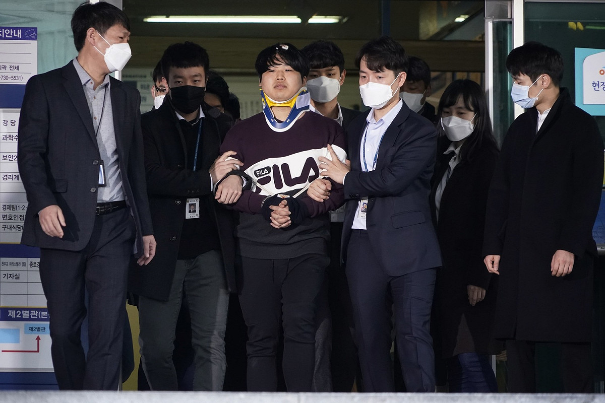 年初掀起轟動的南韓「N號房」，今（21）日共犯一審出爐，分別被判15、11年。 圖：達志影像／美聯社(資料照片)