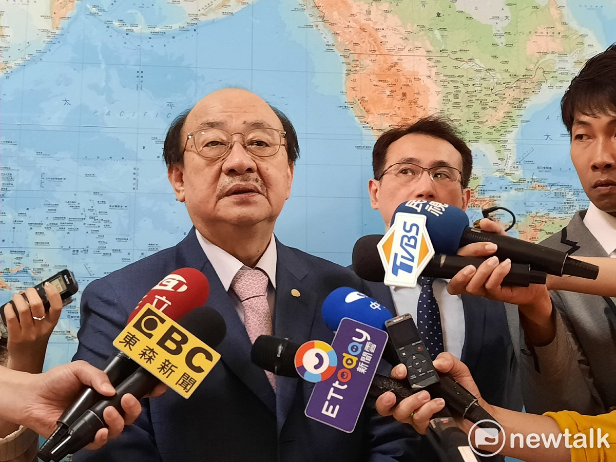 柯建銘受訪時向國民黨喊話，「不要挑戰民進黨決心」。 圖:陳佩君/攝（資料照）