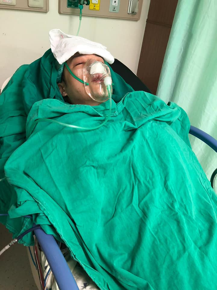 周湯豪手術後驚傳「痛不欲生」，一度神智不清。 圖：翻攝自周湯豪臉書