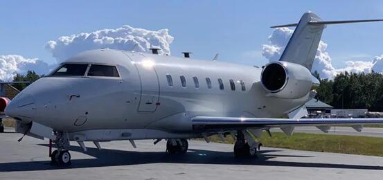 CL-604這類私人防務公司的偵察機仍保持著商務機的塗裝，執行偵察行動時具有更強的靈活性。 圖 : 翻攝自環球網