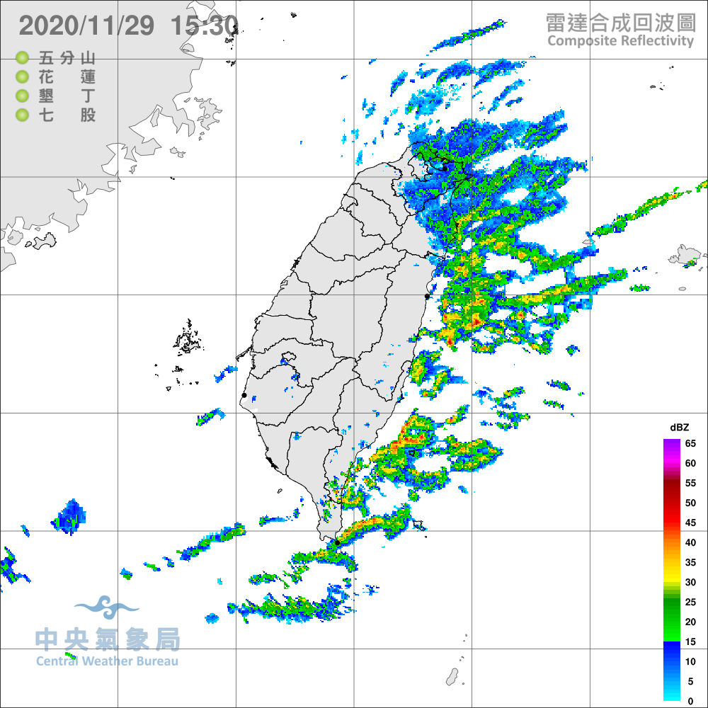 本周受東北季風影響，全台3區域嚴防豪雨，中、北部溫度直直落。 圖：中央氣象局/提供
