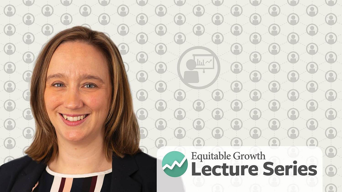 經濟智庫「華盛頓公平成長中心」（WashingtonCenter for Equitable Growth）執行長布希（Heather Boushey）。 圖：翻攝自華盛頓公平成長中心官網