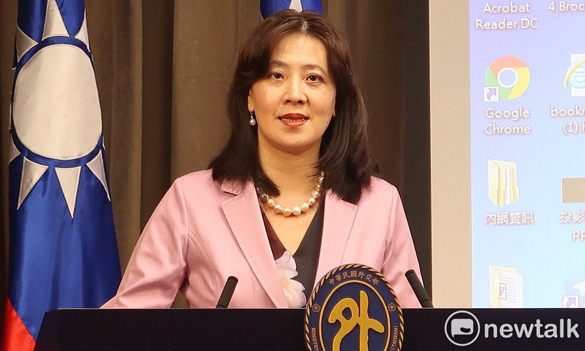 外交部發言人歐江安 圖：林朝億/攝
