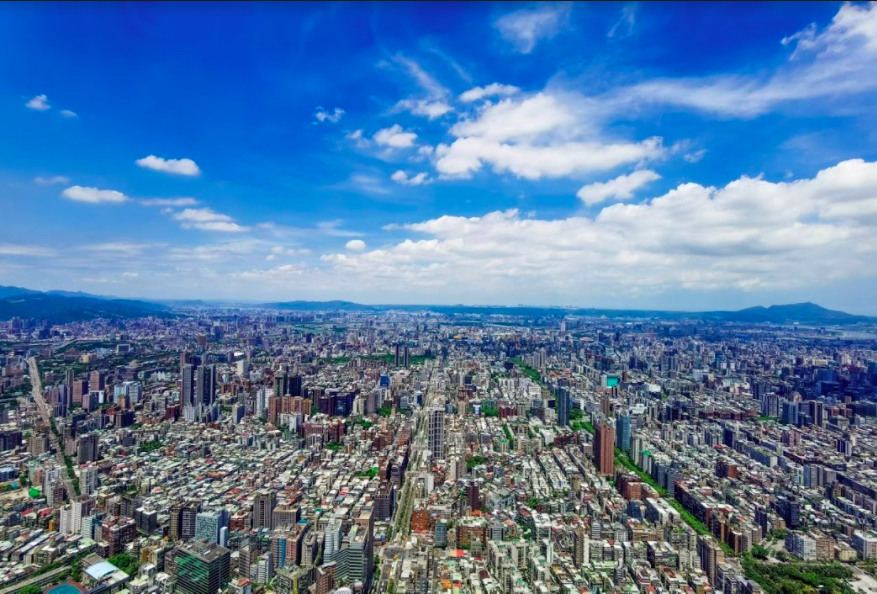 台北101觀景台晴天美景。 圖：台北101／提供