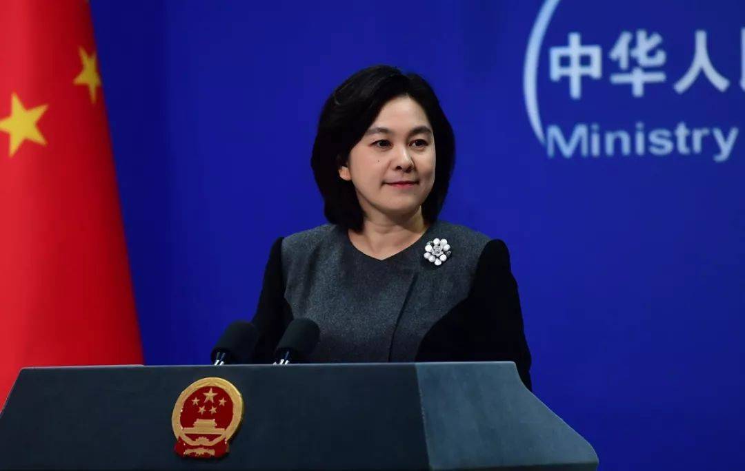 中國外交部發言人華春瑩。 圖 : 翻攝自環球網