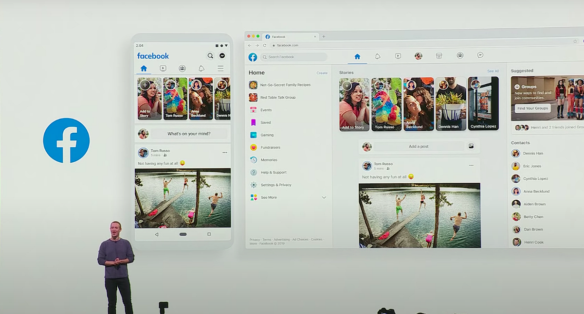 臉書將面臨美國超過40州的反壟斷訴訟。 圖：翻攝自Facebook Developers Youtube