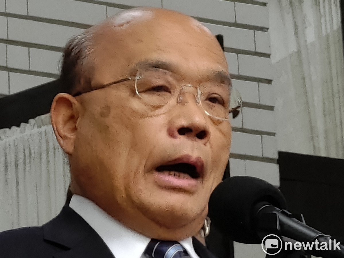 蘇貞昌赴立法院備詢。 圖：黃建豪/攝