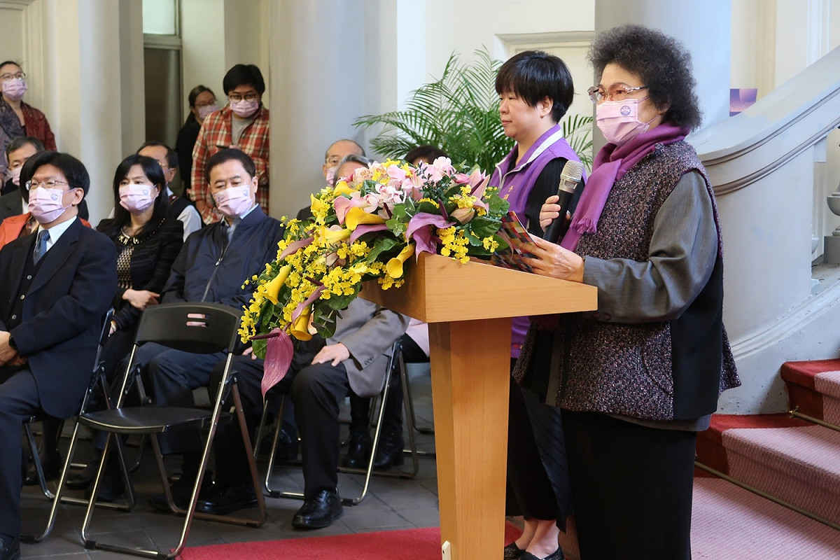 監察院長陳菊4日出席人權日主題特展揭幕活動 圖：林朝億/攝