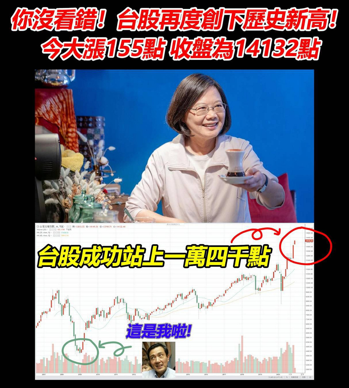 「經濟學人」肯定台灣未來十年榮景 圖:擷取自臉書