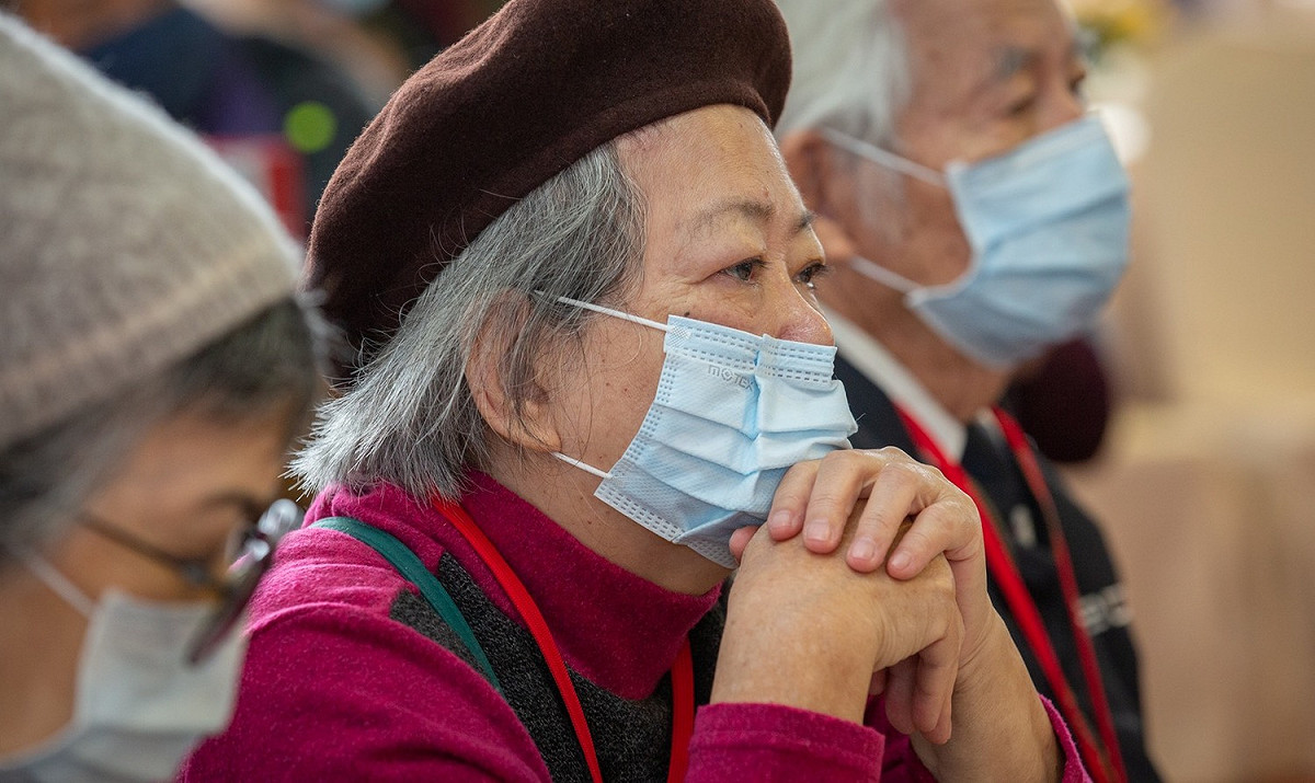 政治受難者及家屬。 圖：取自蔡英文臉書