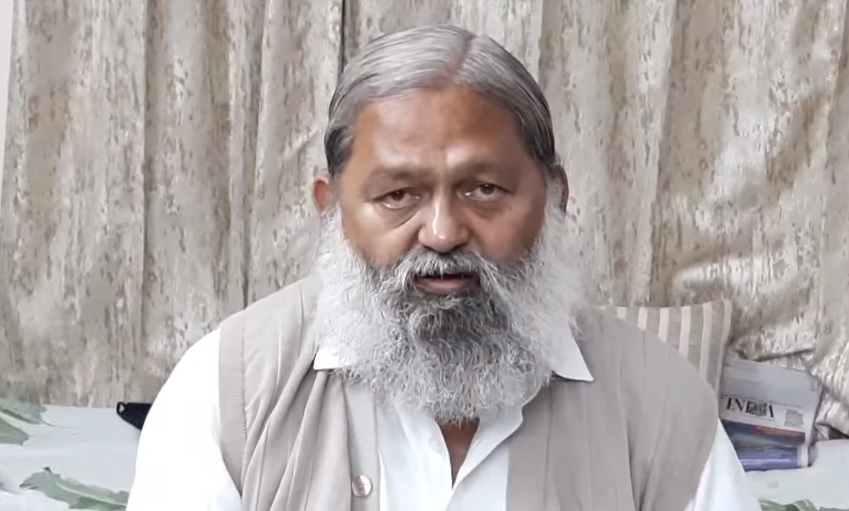 印度哈里亞納邦（Haryana）衛生部長維吉（Anil Vij）。 圖:翻攝自Anil Vij Home Minister Haryana, India 臉書
