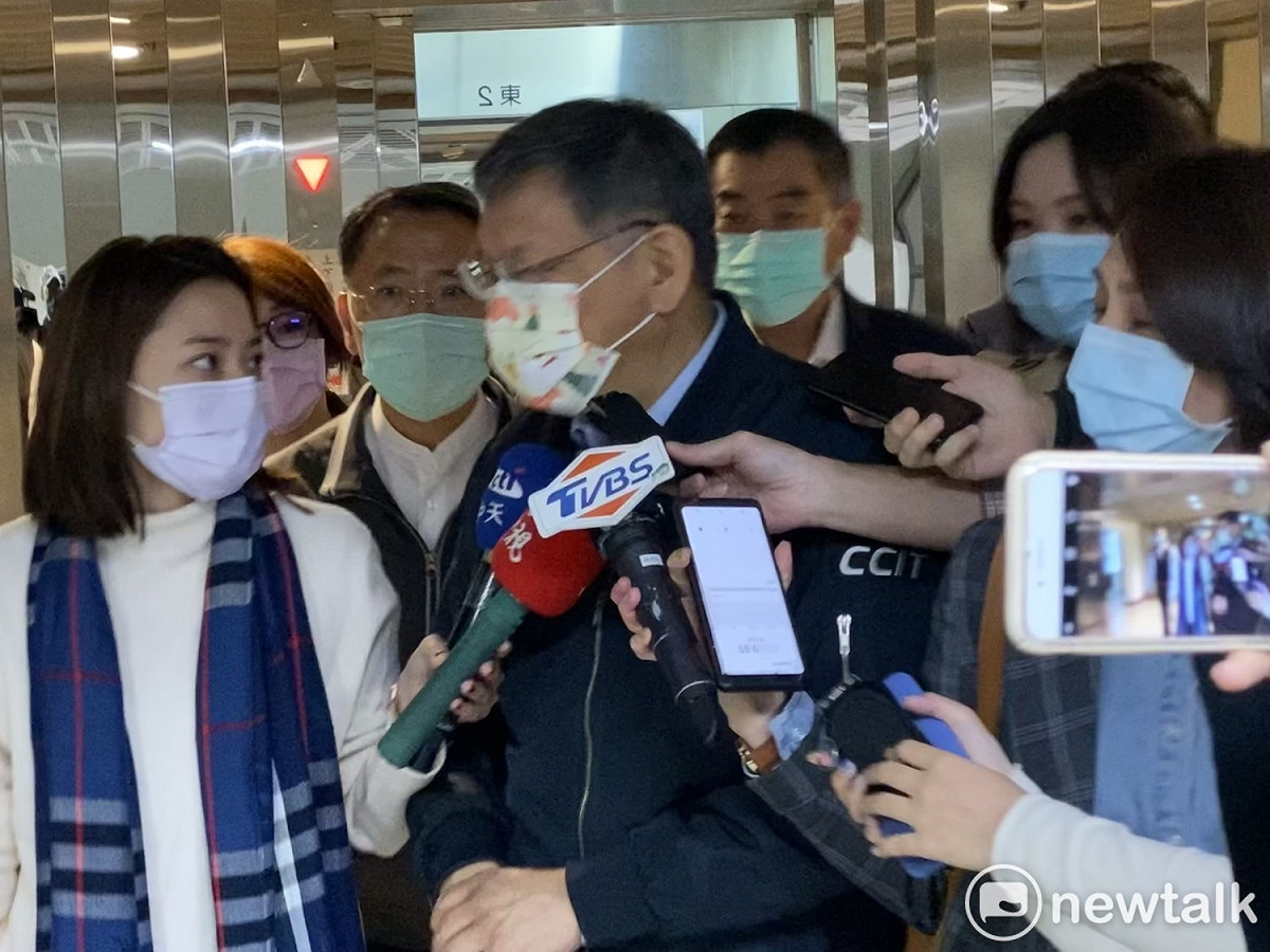 台北市長柯文哲今（7日）再度關心中天記者不續照後下一步要去哪裡。 圖：周煊惠 ／攝