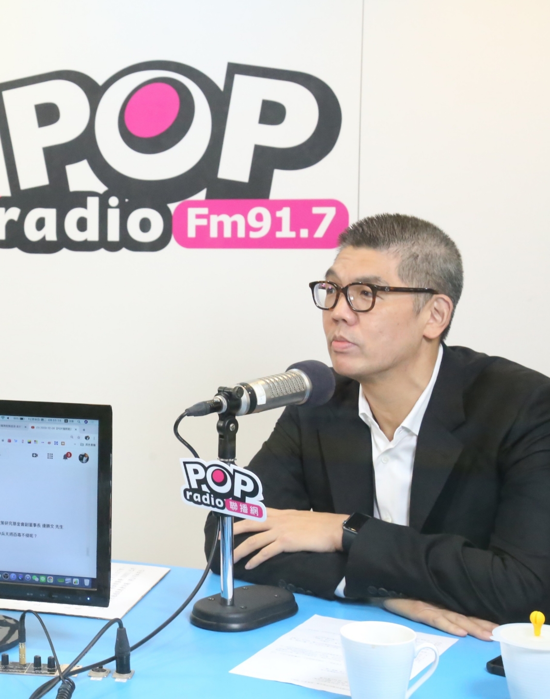 國民黨智庫副董事長連勝文。 圖：《POP撞新聞》/提供