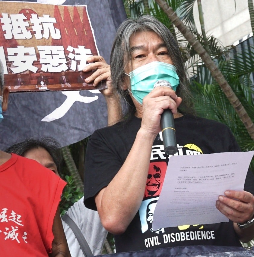 香港立法會前議員梁國雄（長毛）。 圖 : 翻攝自Leung Kwok Hung 臉書