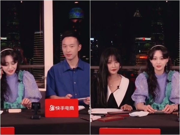 今年8月鄭爽因在直播間發火，引起網友熱議。 圖：翻攝自微博