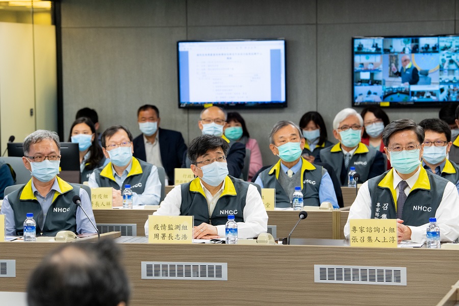 台灣防疫團隊。 圖：行政院/提供