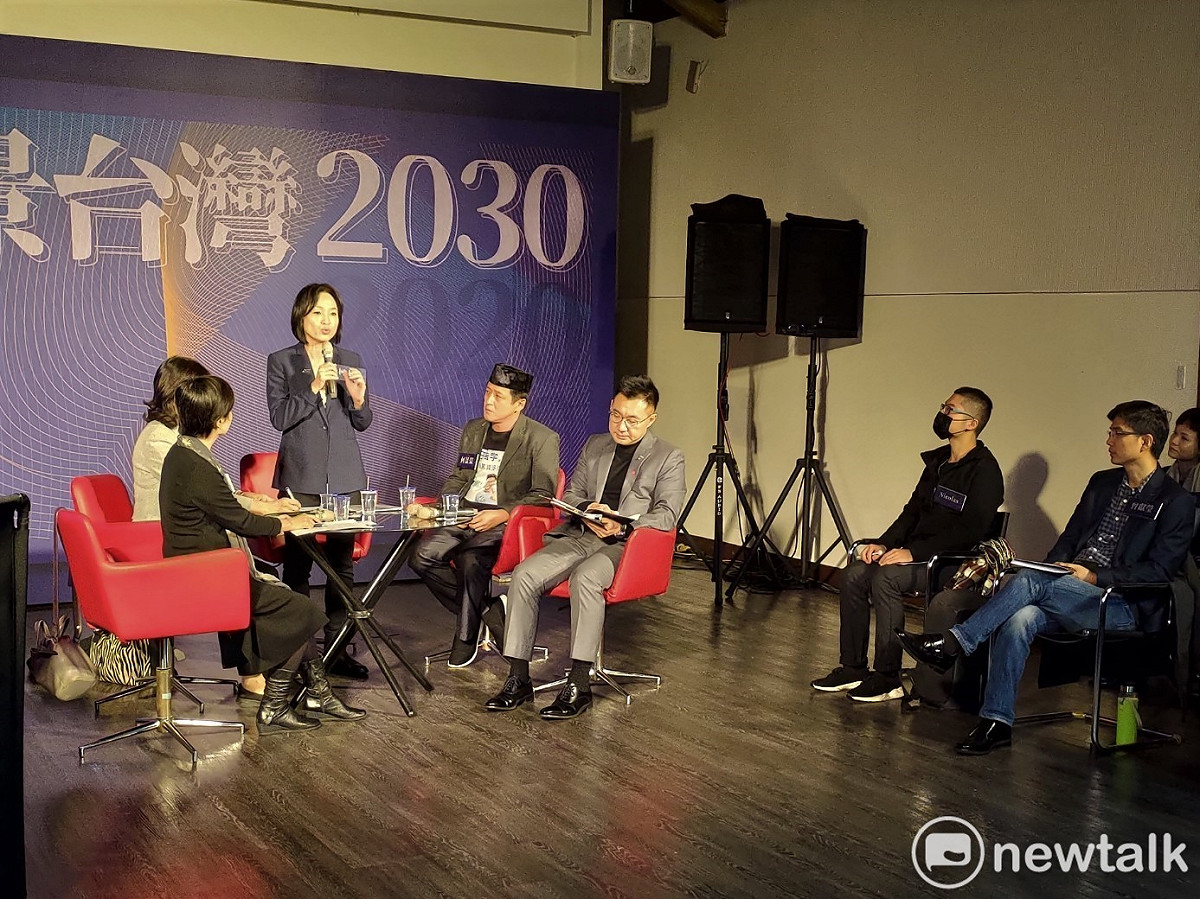 國民黨智庫舉辦「願景台灣2030」系列論壇。 圖：黃建豪/攝