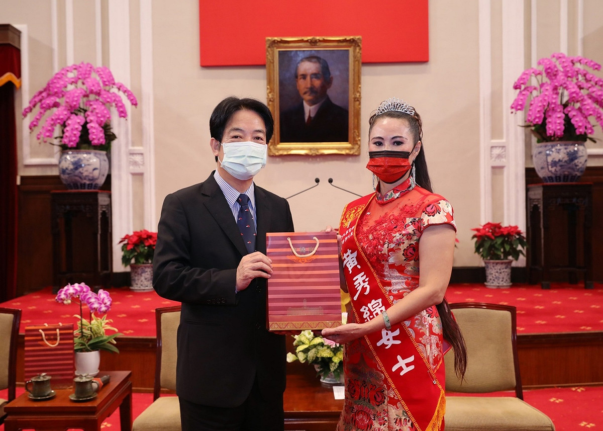 副總統賴清德9日接見好人好事代表 圖：總統府提供