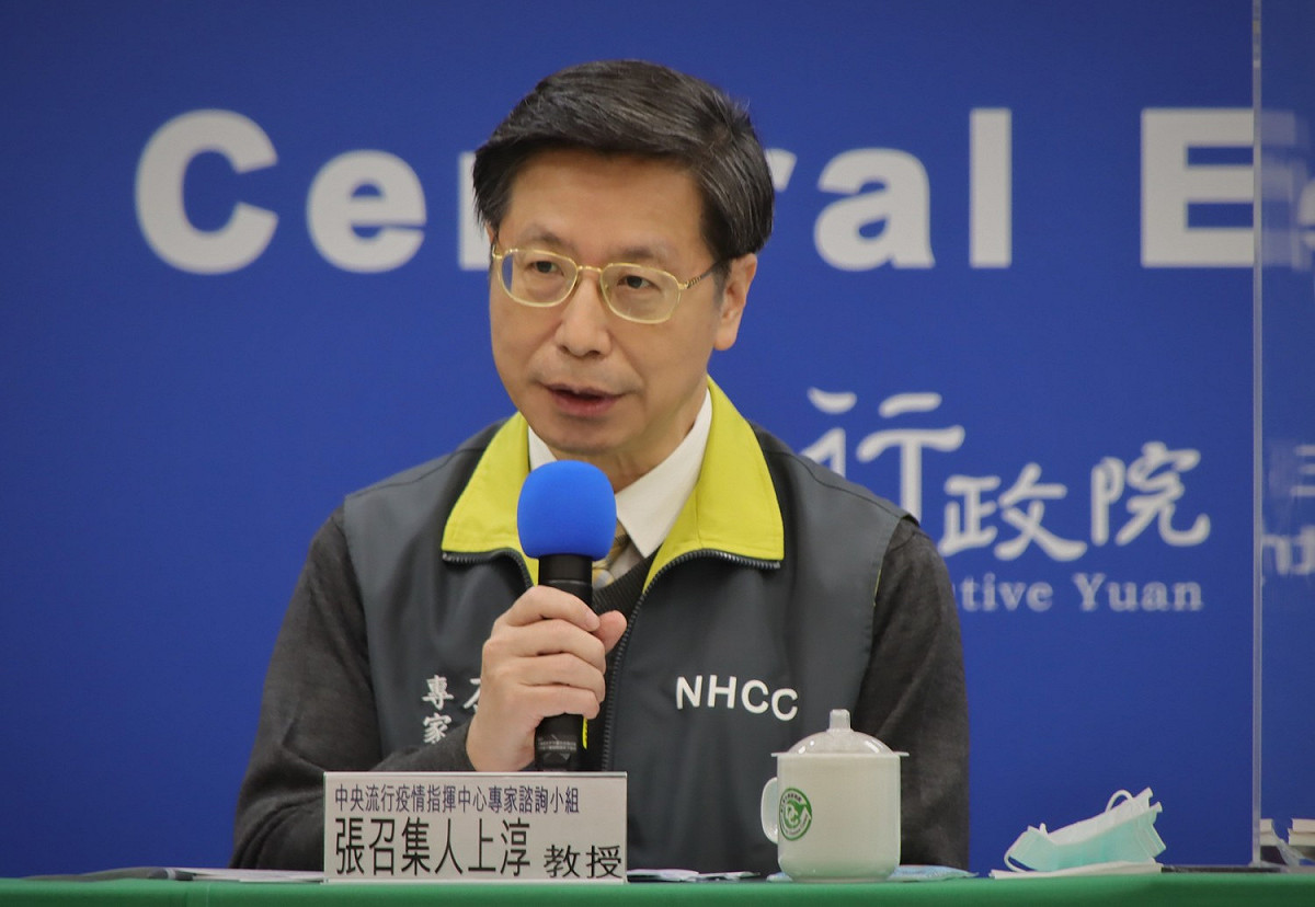 中央流行疫情指揮中心專家諮詢小組召集人：張上淳  圖：中央流行疫情指揮中心/提供