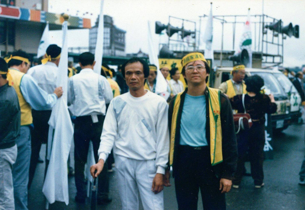 圖左為黃山貞，右為前立委李明憲 圖／翻攝陳彥斌臉書
