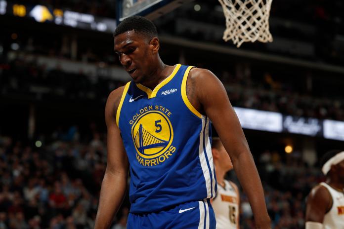 勇士中鋒Kevon Looney。 圖／美聯社／達志影像