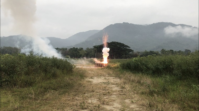 水利署表示，昨日8水庫同步進行人工增雨， 圖：經濟部水利署／提供