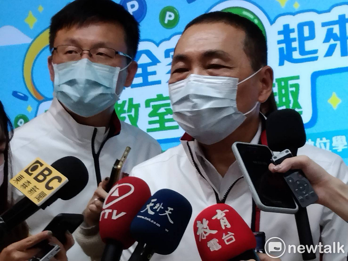 侯友宜贊成蘇揆說的食安要全國統一，呼籲政院帶頭全國統一標示，讓民眾方便選擇。 圖：林昀真/攝
