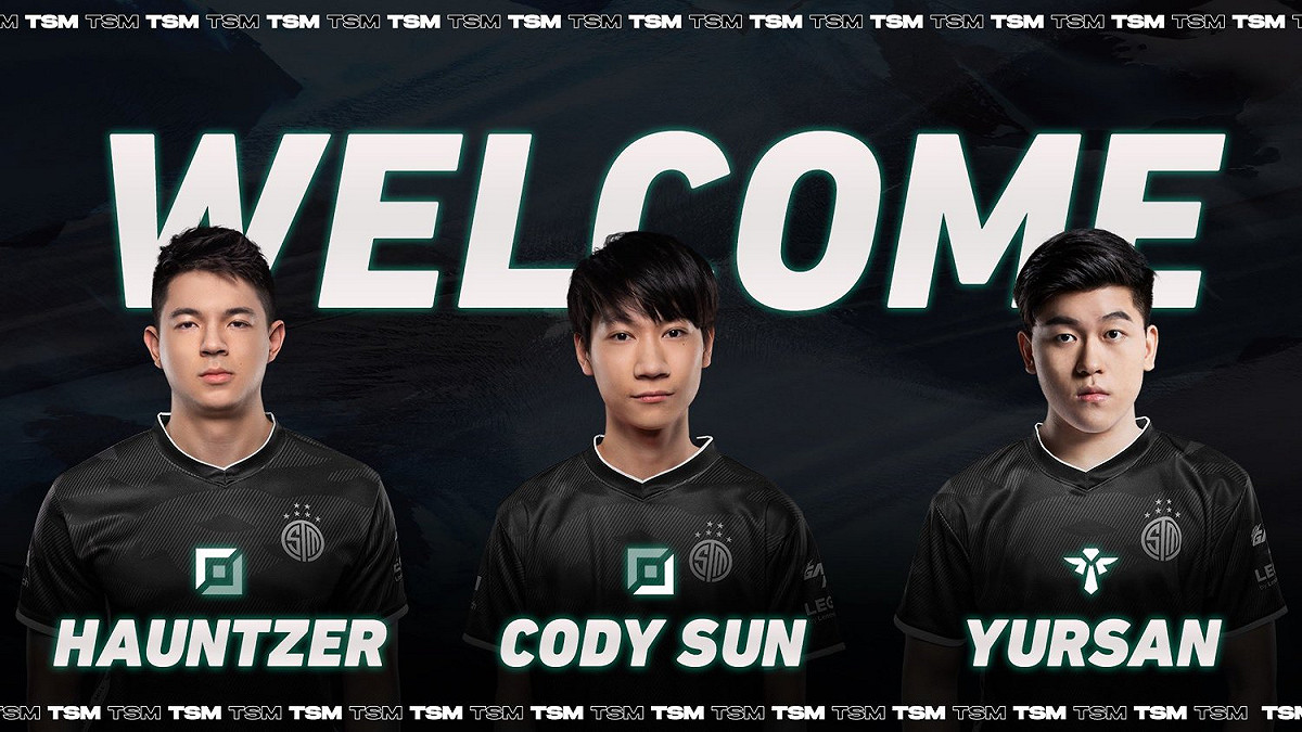 前Alpha Esports輔助選手「Yursan」王聖佑加盟TSM二隊。 圖：翻攝自TSM推特