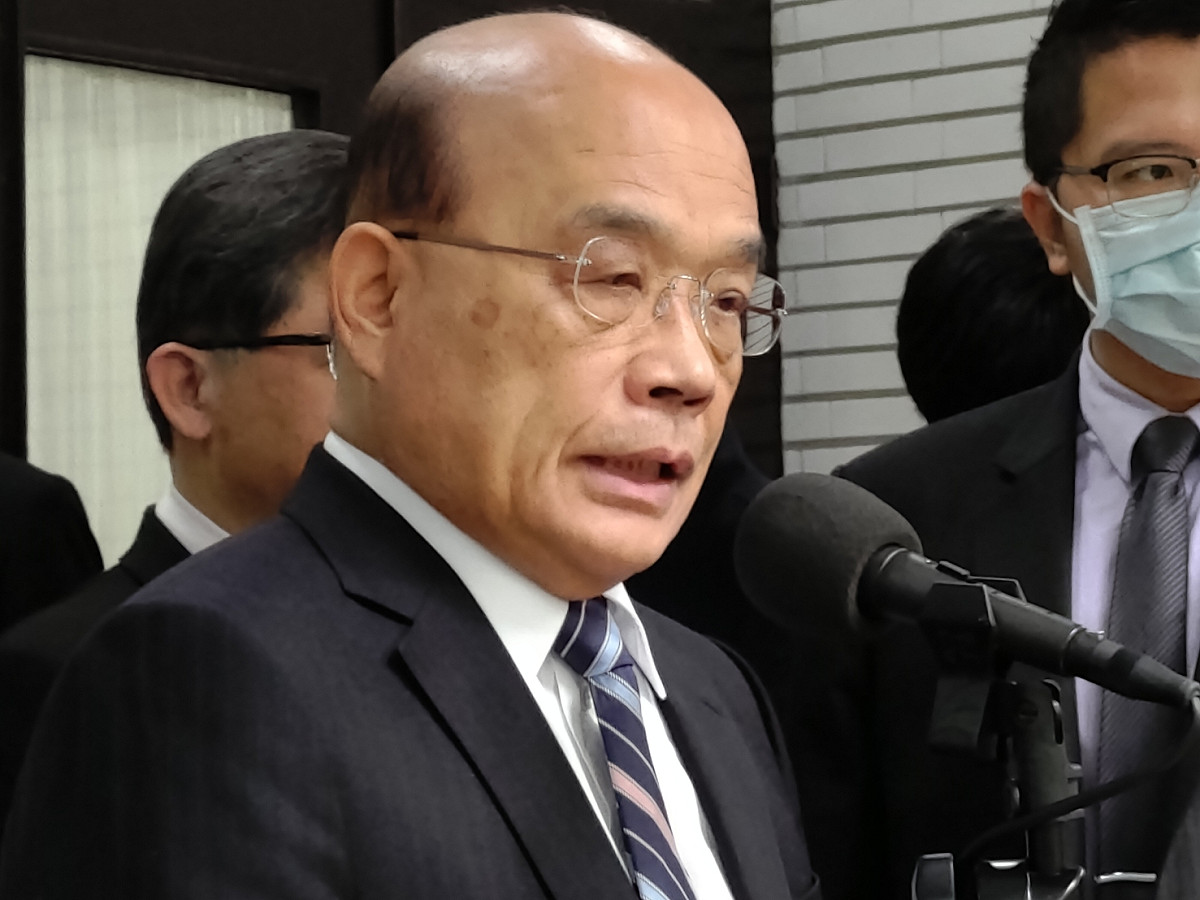 行政院長蘇貞昌。 圖:黃建豪/攝